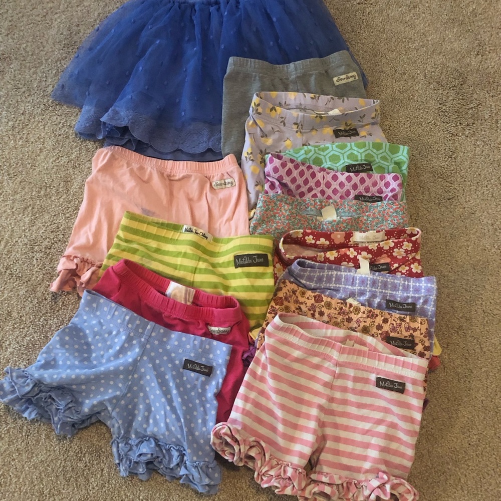 Lot of Matilda Jane shorts. A few Sew Sassy ones too. All in great condition.